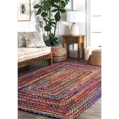 Kirklands Home Area Rugs|Hand Braided Tammara Area Rug, 8x10 Multi