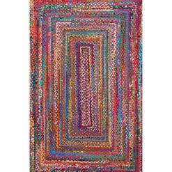 Kirklands Home Area Rugs|Hand Braided Tammara Area Rug, 8x10 Multi