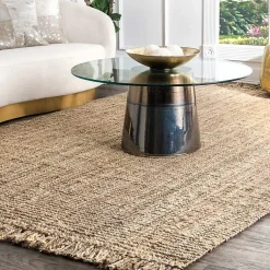 Kirklands Home Area Rugs|Hand Woven Chunky Loop Jute Caspar Runner Tan
