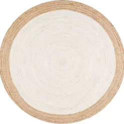 Kirklands Home Area Rugs|Hand Woven Jute Eugene Round Area Rug, 6 ft.