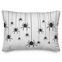 Hanging Spiders Halloween Pillow Pillows