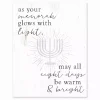 New Hanukkah Menorah Easel Back Canvas Art Print Hanukkah Decorations