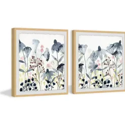Kirklands Home Framed Art|Happy Garden Diptych Framed Art Prints, Set of 2