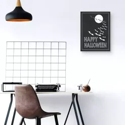 Sale Happy Halloween Bats Canvas Art Print Halloween