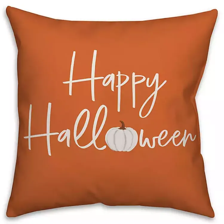 Discount Happy Halloween Double Sided Outdoor Pillow Halloween