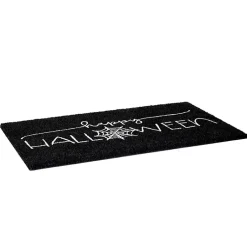 Sale Happy Halloween Spider Web Doormat Halloween