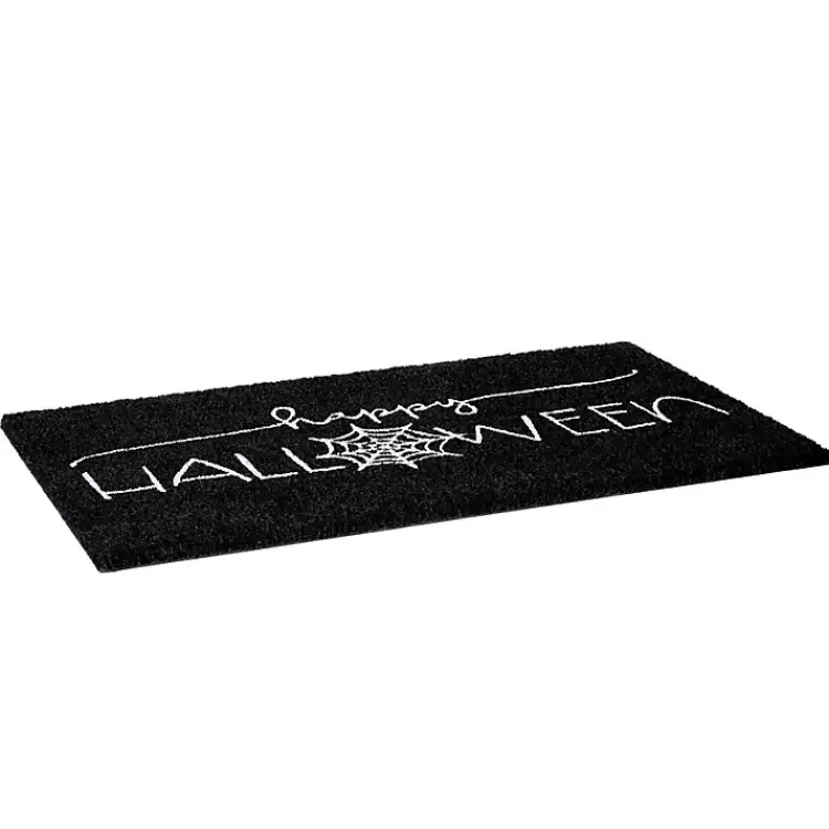 Sale Happy Halloween Spider Web Doormat Halloween