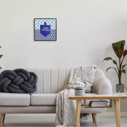 Sale Happy Hanukkah Patterned Wall Plaque Hanukkah Decorations