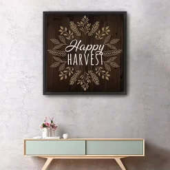 Online Happy Harvest Floral Giclee Canvas Wall Plaque Fall