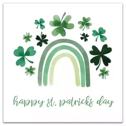 Outlet Happy St. Patrick's Day Rainbow Canvas Art Print St Patricks Day Decorations