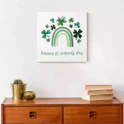 Outlet Happy St. Patrick's Day Rainbow Canvas Art Print St Patricks Day Decorations