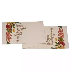 Hot Happy Thanksgiving Beaded Table Runner Fall