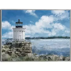 Kirklands Home Canvas Art|Harbor Watch Framed Canvas Art Print