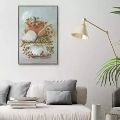 New Harvest Arrangement Framed Canvas Art Print Fall