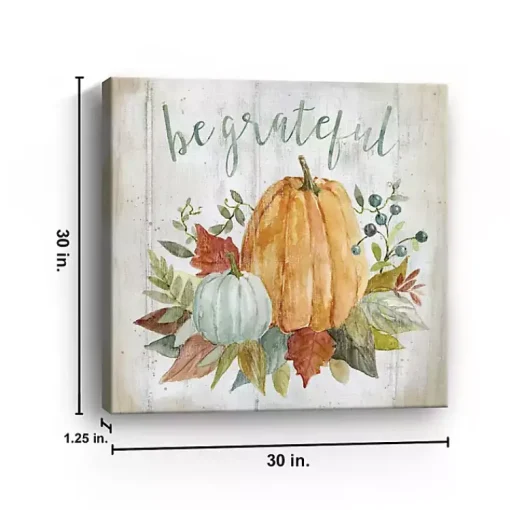 Clearance Harvest Blessing II Canvas Art Print, 30x30 Fall