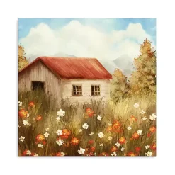 Harvest Homestead Canvas Art Print Fall