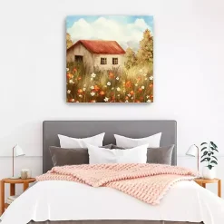Harvest Homestead Canvas Art Print Fall