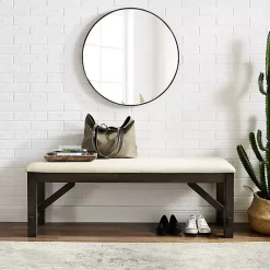 Kirklands Home Dining Chairs|Hayden Dining Bench White