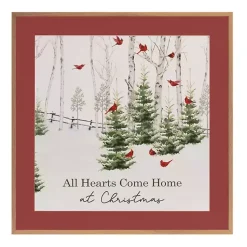 Discount Hearts Come Home at Christmas Framed Art Print Christmas Art & Wall Decor