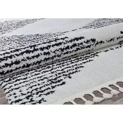 Kirklands Home Area Rugs|Heath Black and White Moon Area Rug, 8x10