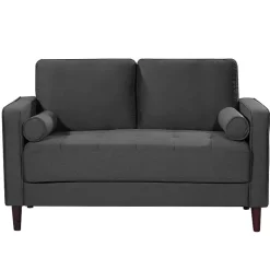 Kirklands Home Sofas & Loveseats|Heather Chelsea Modern Loveseat Gray