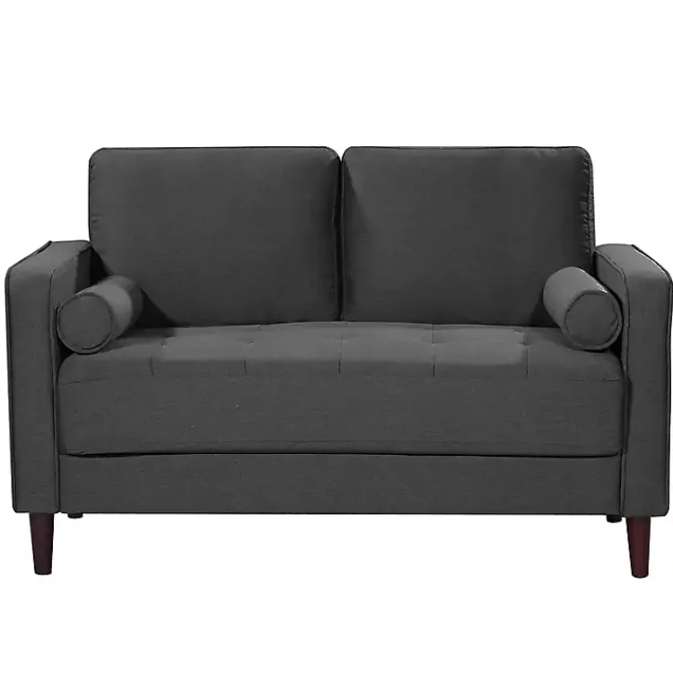 Kirklands Home Sofas & Loveseats|Heather Chelsea Modern Loveseat Gray