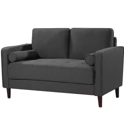 Kirklands Home Sofas & Loveseats|Heather Chelsea Modern Loveseat Gray