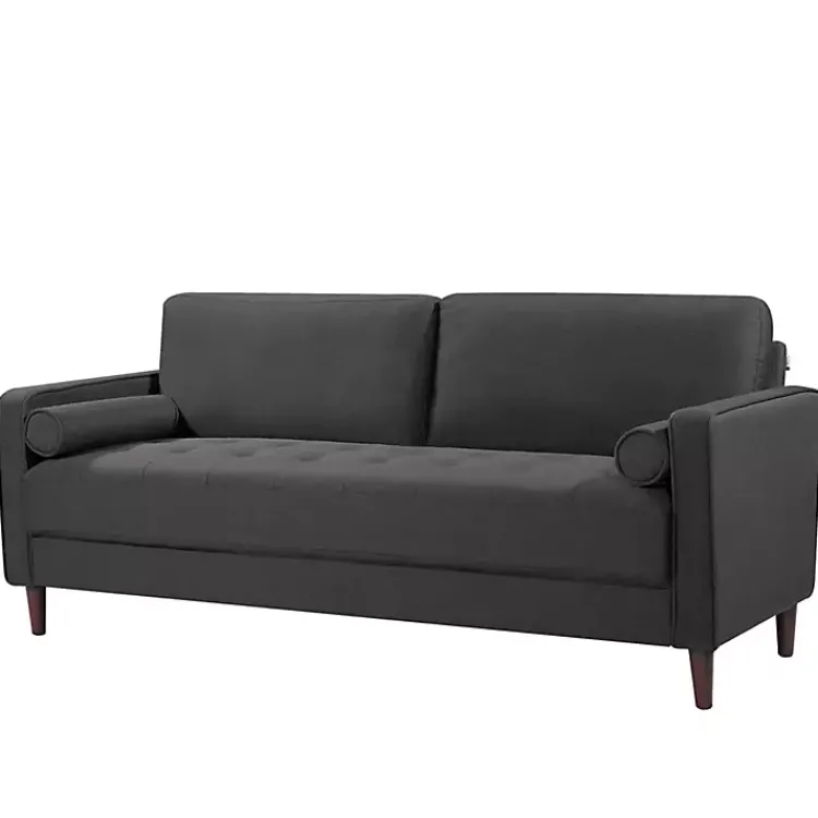 Kirklands Home Sofas & Loveseats|Heather Chelsea Modern Sofa Gray