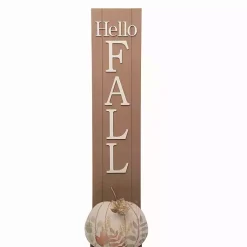 Outlet Hello Fall Pumpkin Porch Board Fall