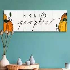 Online Hello Pumpkin Patch Canvas Art Print Fall