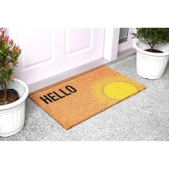 Kirklands Home Doormats|Hello Sunburst Doormat
