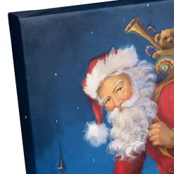 Outlet Here Comes Santa Canvas Art Print Christmas Art & Wall Decor