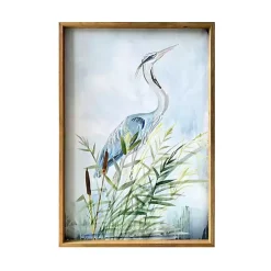 Kirklands Home Canvas Art|Heron Wood Framed Canvas Art Print