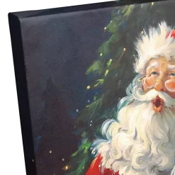 Clearance Ho Ho Ho Santa Claus Canvas Art Print Christmas Art & Wall Decor