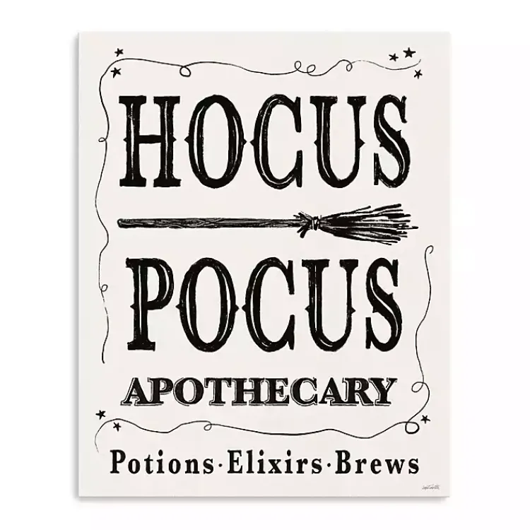Outlet Hocus Pocus Apothecary Canvas Art Print Halloween
