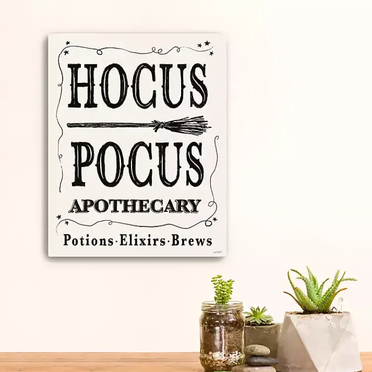 Outlet Hocus Pocus Apothecary Canvas Art Print Halloween