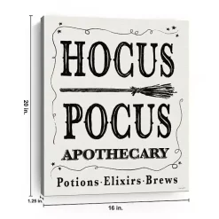 Outlet Hocus Pocus Apothecary Canvas Art Print Halloween