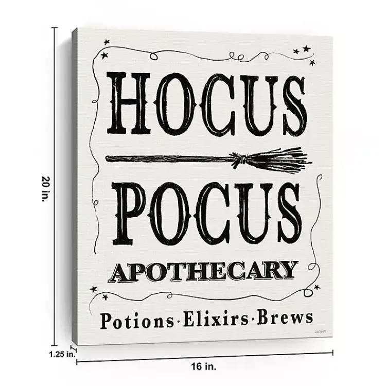 Outlet Hocus Pocus Apothecary Canvas Art Print Halloween