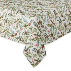 Discount Holiday Berries Tablecloth, 52 in. Christmas Dining & Entertaining