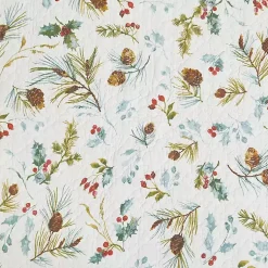 New Holly and Pinecone Reversible Table Runner Christmas Dining & Entertaining