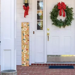Discount Holly Jolly Lights Porch Board Outdoor Christmas Decorations