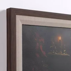 Online Holly Santa Reading Framed Art Print Christmas Art & Wall Decor