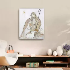 Discount Holy Night Family Canvas Art Print Christmas Art & Wall Decor