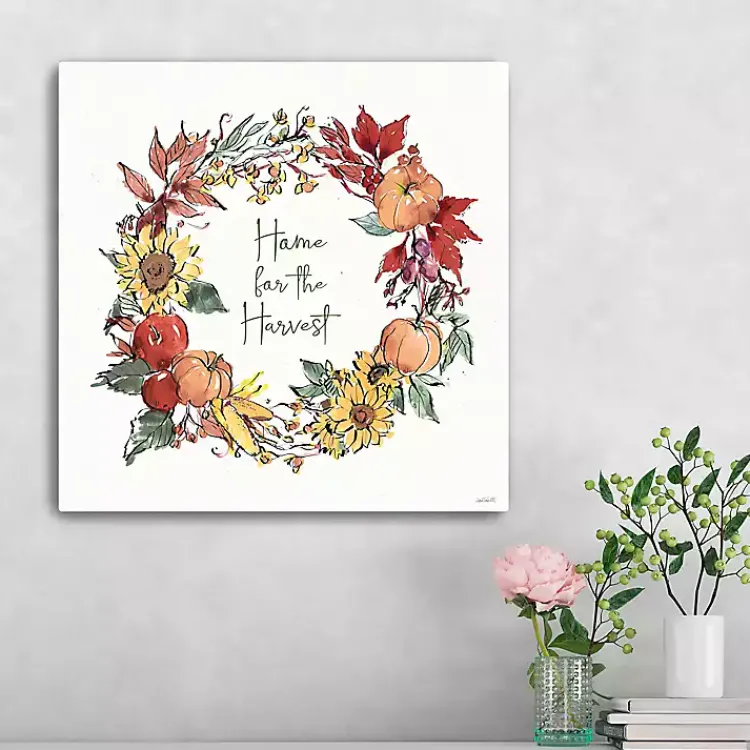Outlet Home For The Harvest Wreath Wall Art Fall