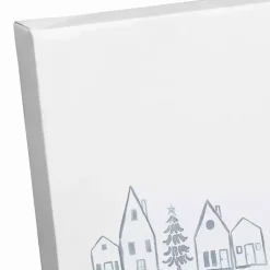 Discount Home for the Holidays Village Canvas Art Print Christmas Art & Wall Decor