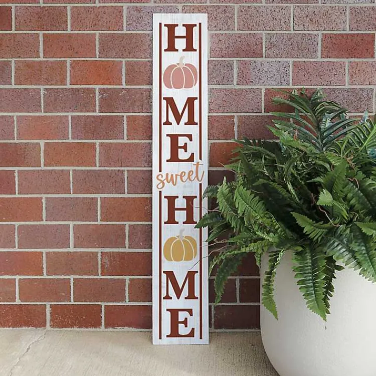 Discount Home Sweet Home Fall Pumpkins Porch Board Fall