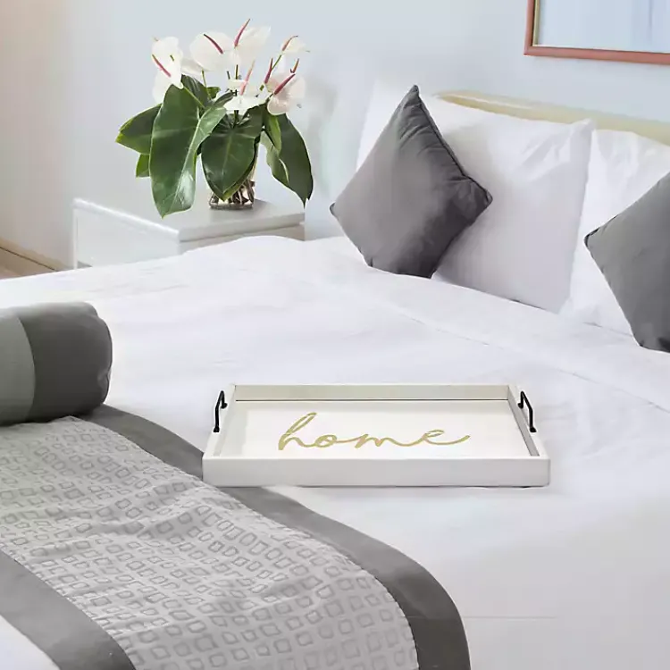 Home Wash Wood Tray Decorative Trays