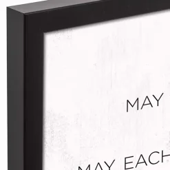 Kirklands Home Wall Quotes & Signs|Home Wishes Black Framed Canvas Art Print