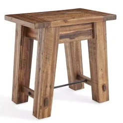 Kirklands Home Accent & End Tables|Honey Acacia Rustic Accent Table Tan