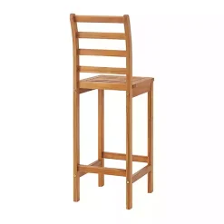 Kirklands Home Outdoor Sets|Honey Acacia Wood Bar Height 3-pc. Bistro Set Tan